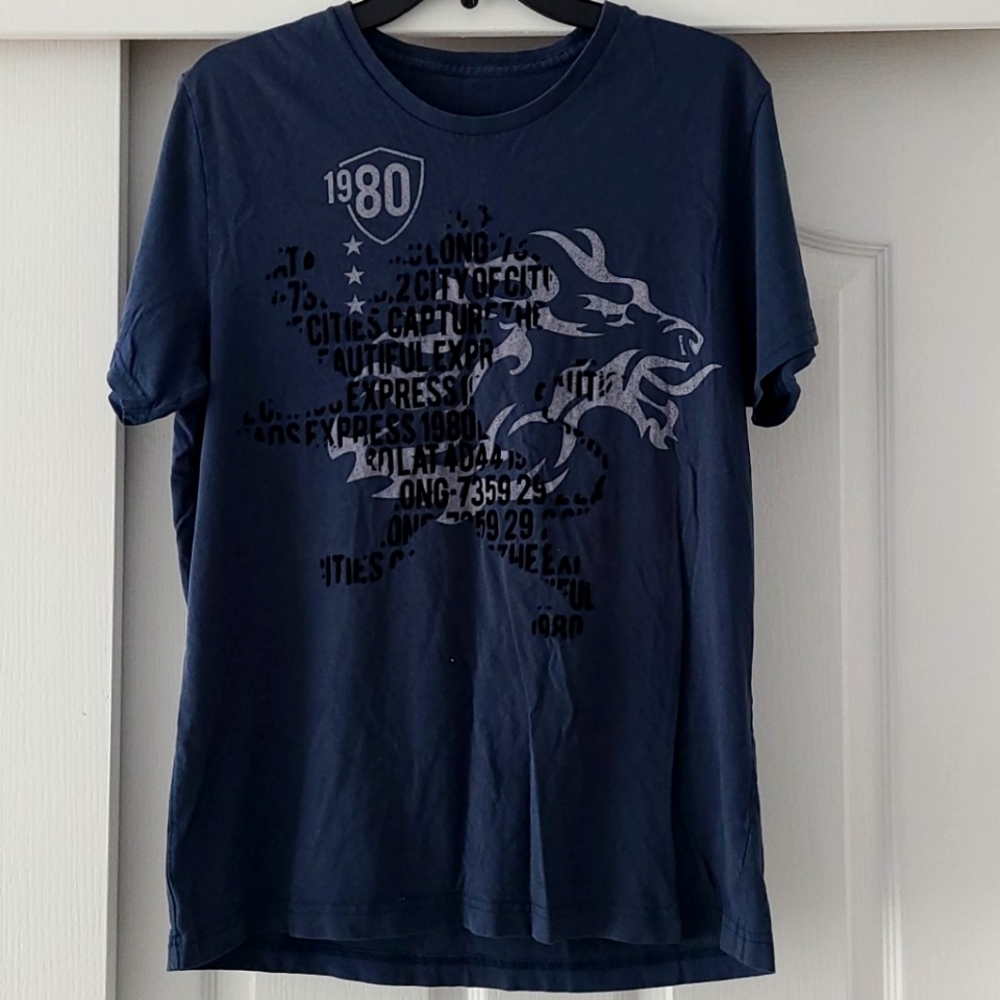 Brand: Express Size: L Color: Navy blue